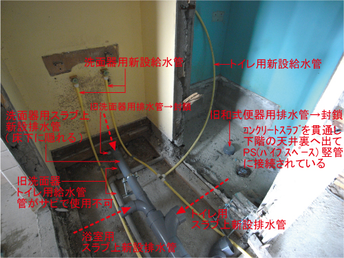 設備配管 Nano Architects Story Board 福岡 建築設計事務所